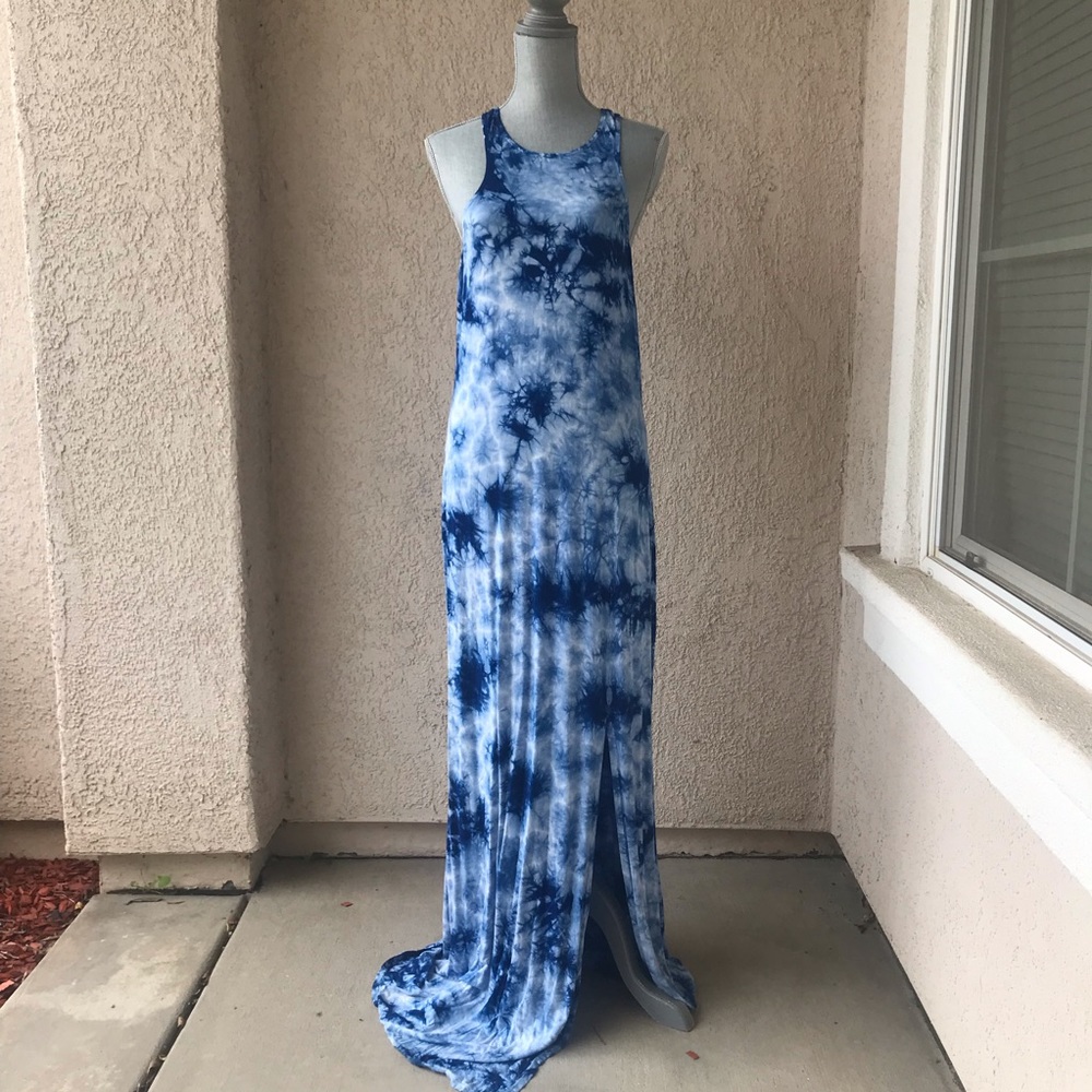 Kittenish Jessie James Tie-Dye Maxi Dress XL